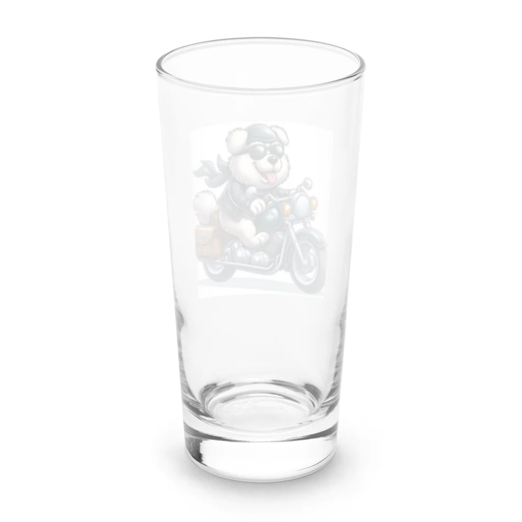 namidamakiのちょい悪オヤジ犬 Long Sized Water Glass :back