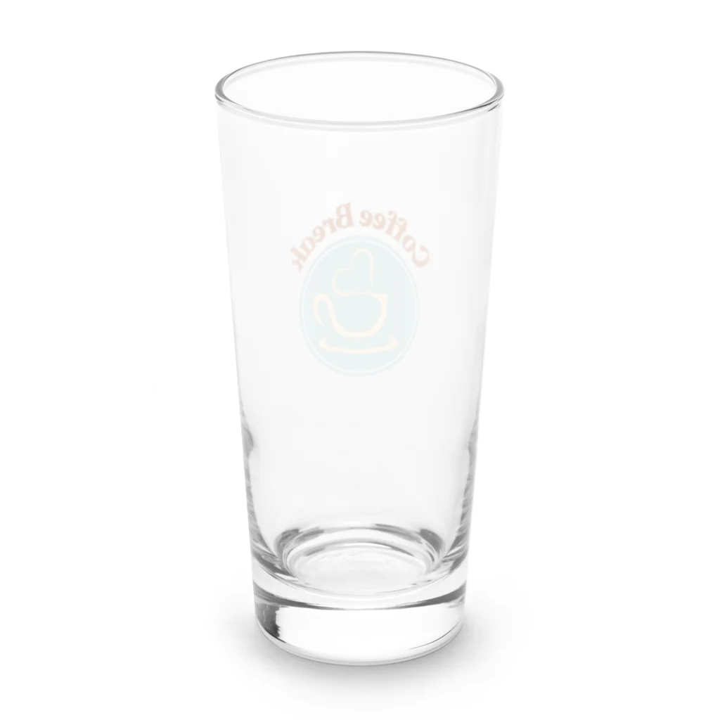 kanoh_artの「coffee break 」ワンポイントTシャツ Long Sized Water Glass :back