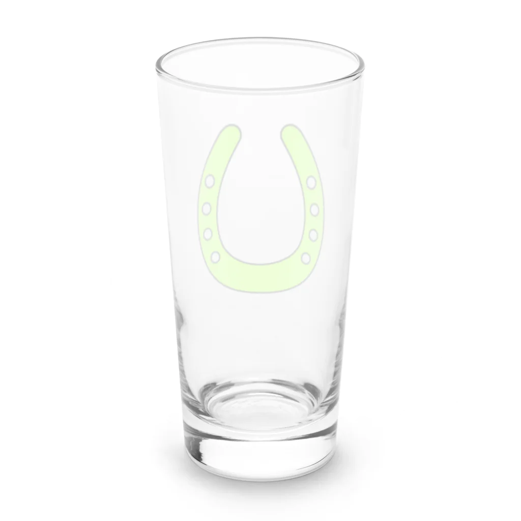 umajoの馬蹄（ホースシュー）Yellow Green Long Sized Water Glass :back