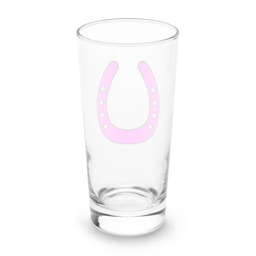 umajoの馬蹄（ホースシュー）Pink Long Sized Water Glass :back