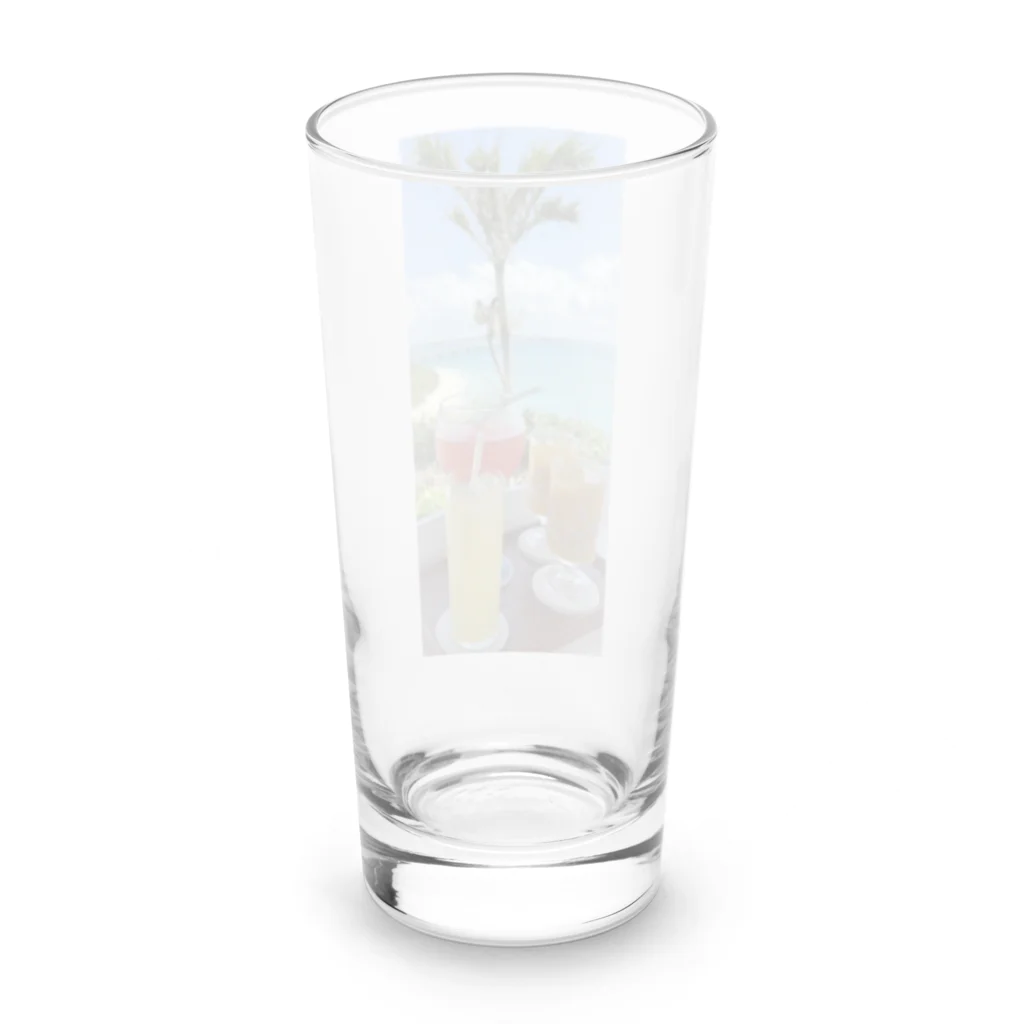 沖縄筋肉屋の南国、トロピカール🏝️ Long Sized Water Glass :back