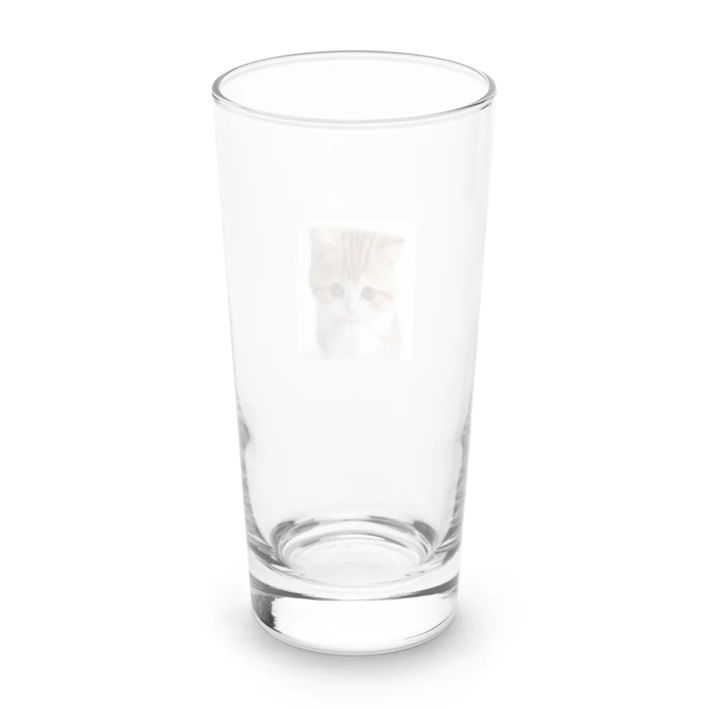 koumeiのおねがいネコちゃん Long Sized Water Glass :back