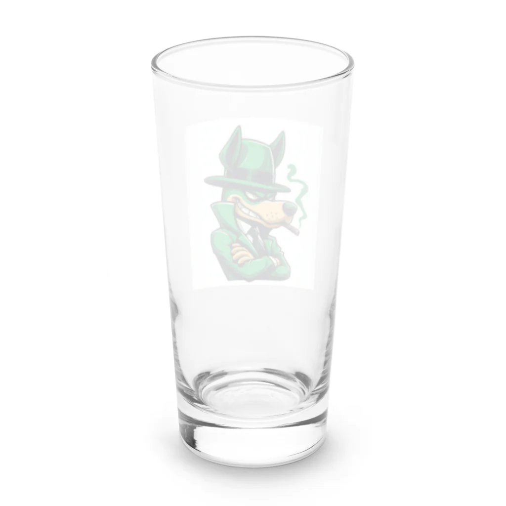 suzuri18026のバッドドッグ Long Sized Water Glass :back