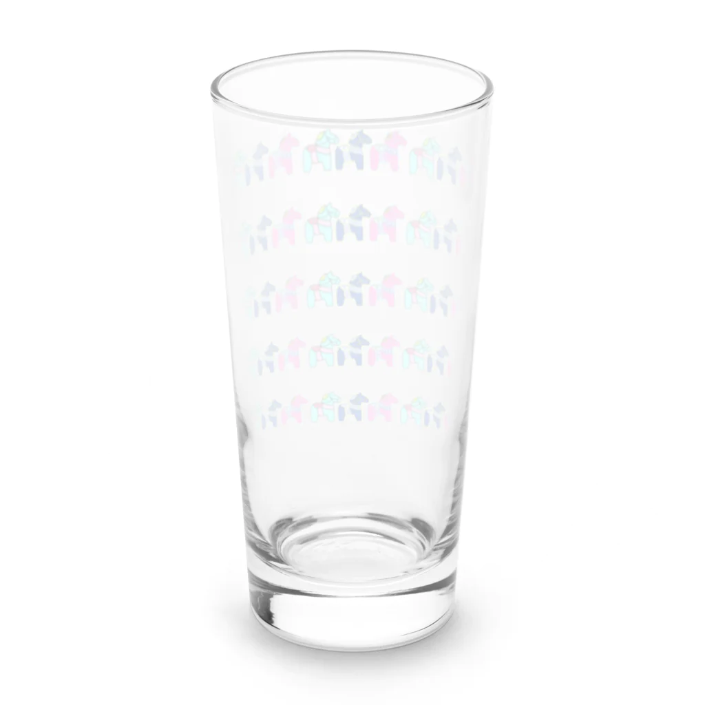 たま屋のダーナラホース Long Sized Water Glass :back