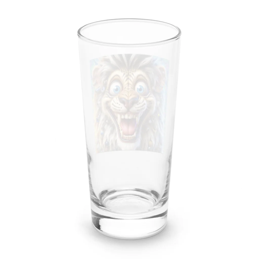 crazy_x_crazyのクレイジーライオン Long Sized Water Glass :back