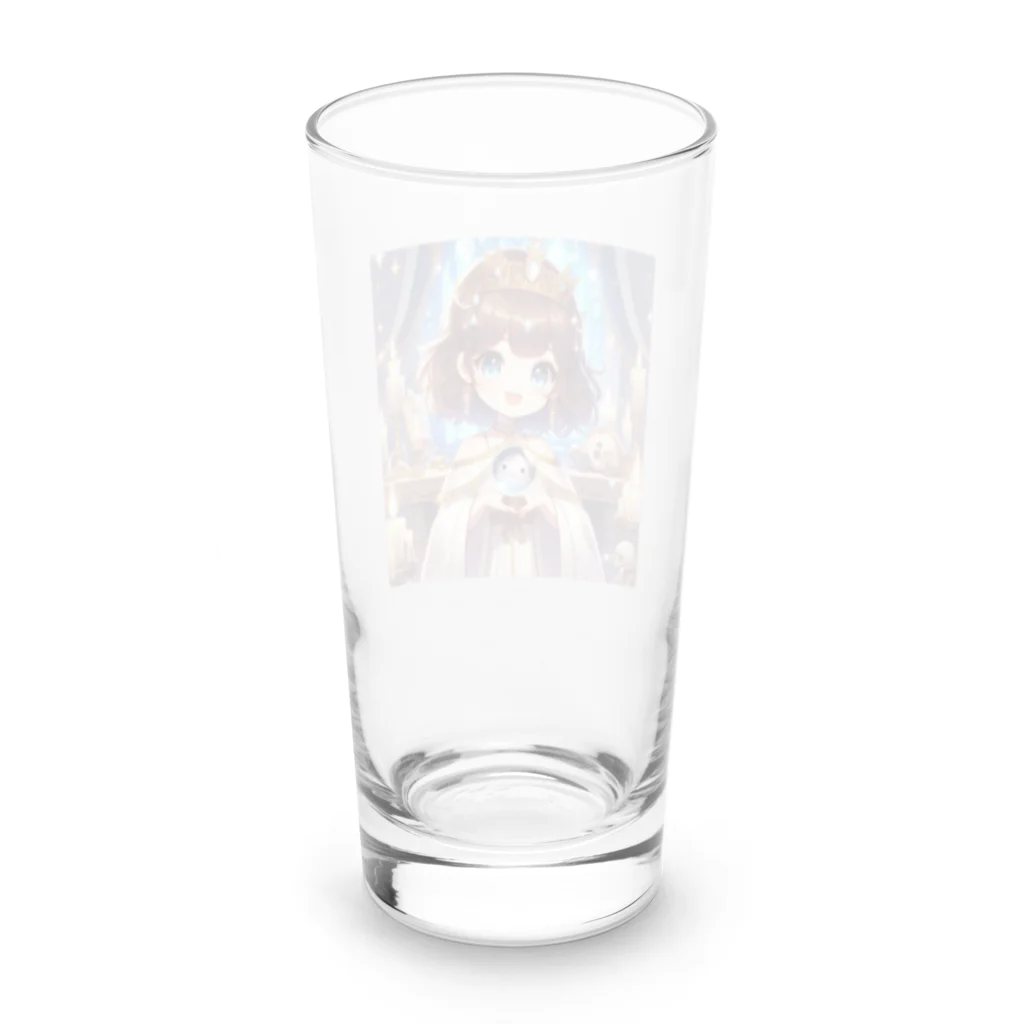 Winchester0517の魅力溢れるアニメキャラクターとして描かれた占い師 Long Sized Water Glass :back