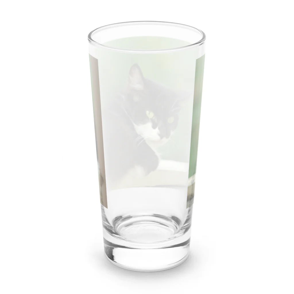 horidesuの振り向くネコ Long Sized Water Glass :back