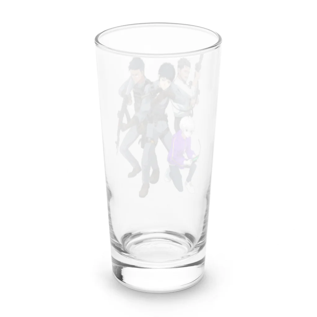 Saito Daichi【クリエイター】の『シビルミリタリーセルヴス』「チーム境」グッズ Long Sized Water Glass :back