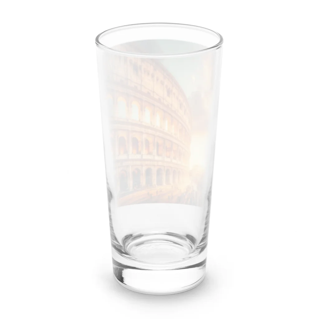 うりこみ屋のローマコロッセオ Long Sized Water Glass :back