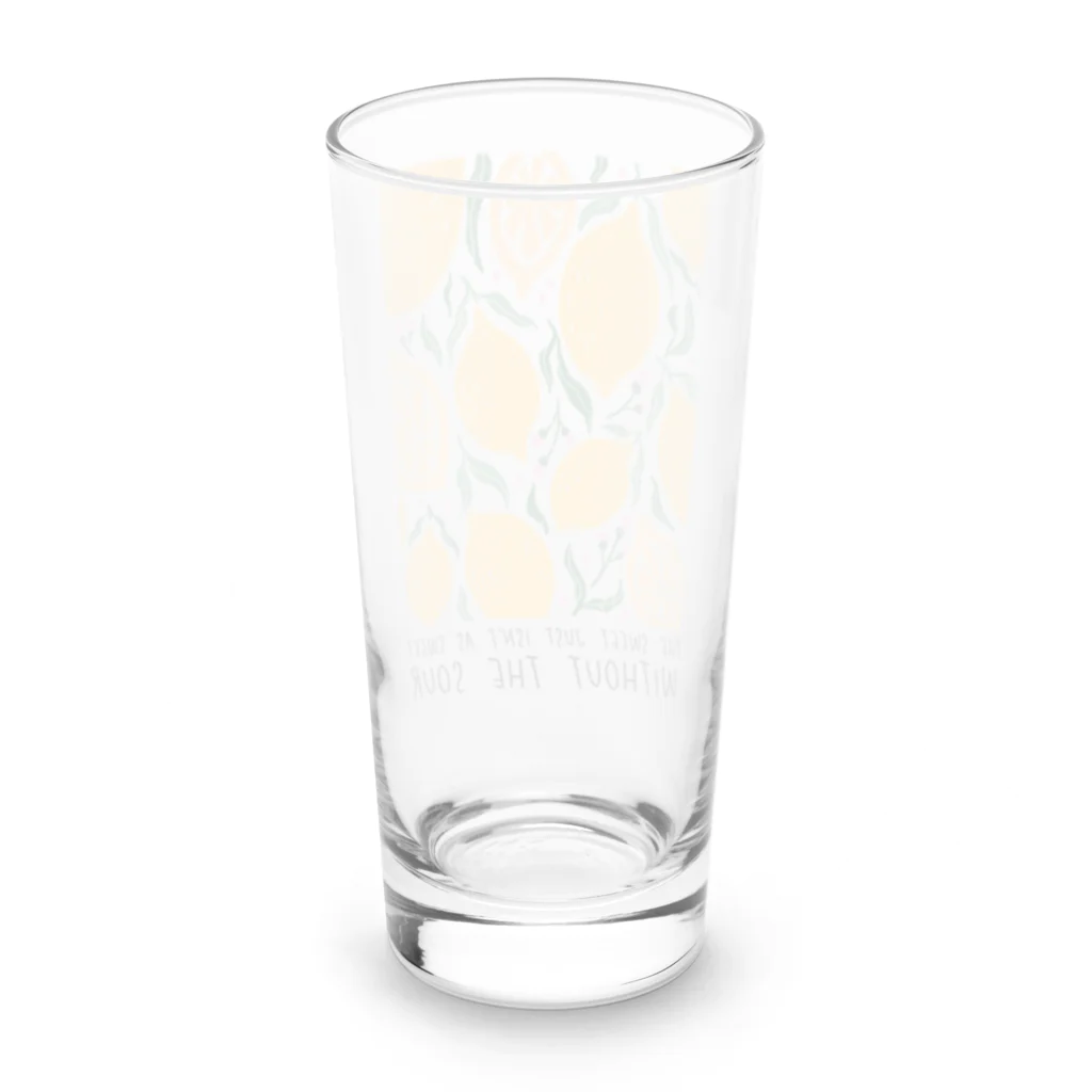 NatureDesignStoreのレトロレモンの哲学 Long Sized Water Glass :back