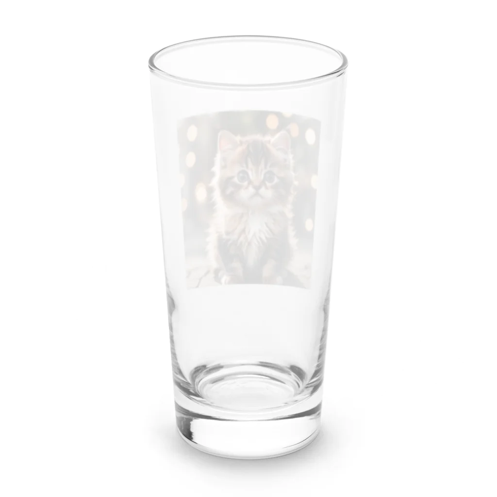 manaco-のふわふわの猫ちゃん ロンググラス反対面