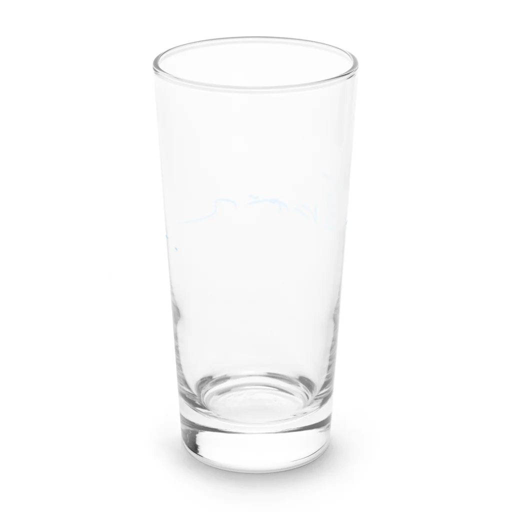 まごわやさしいの夏にがて Long Sized Water Glass :back