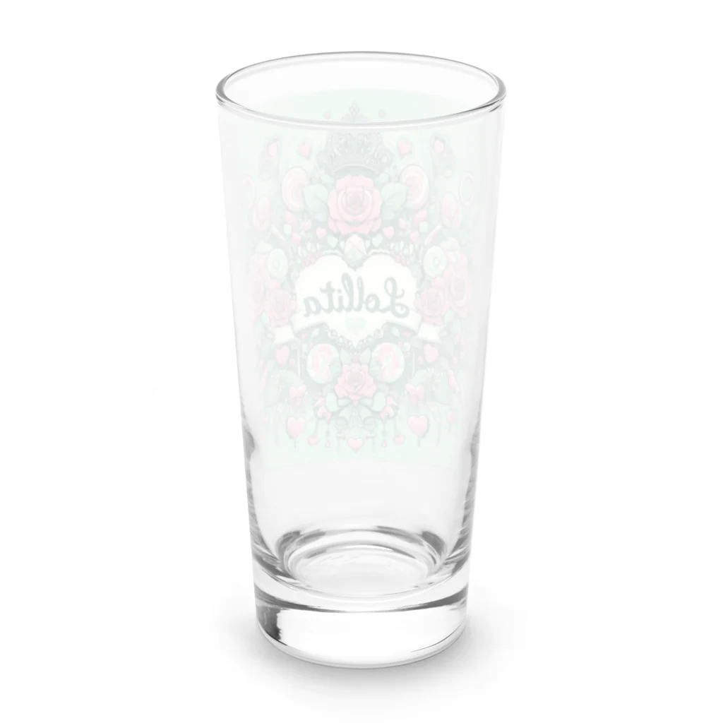 まんまるちゃんのSweet Lolita 🍭 ミントグリーン Long Sized Water Glass :back