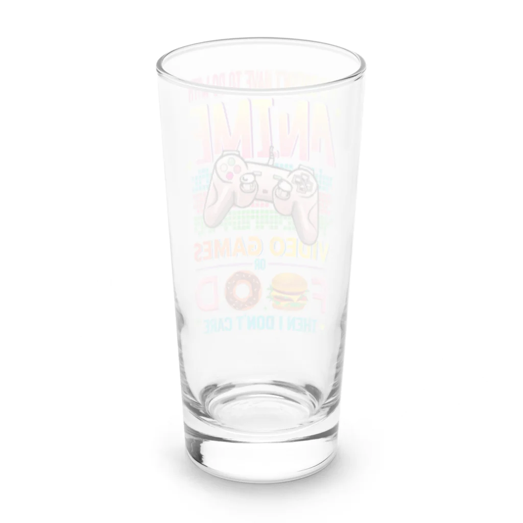 World_Teesのアニメ ビデオゲーム フード - アニメ愛好家へのギフトアイデア 女の子 男の子 Long Sized Water Glass :back