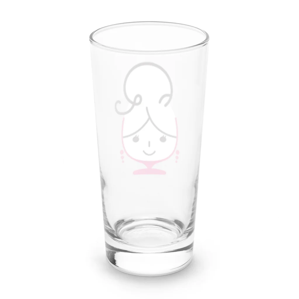 ロゼ活！のロゼ子グッズ Long Sized Water Glass :back