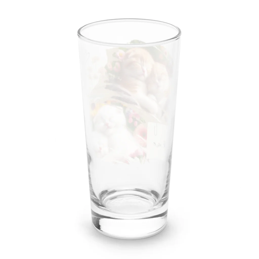 Neneko ❧  夢幻【むげん】の添い寝仔猫 Long Sized Water Glass :back