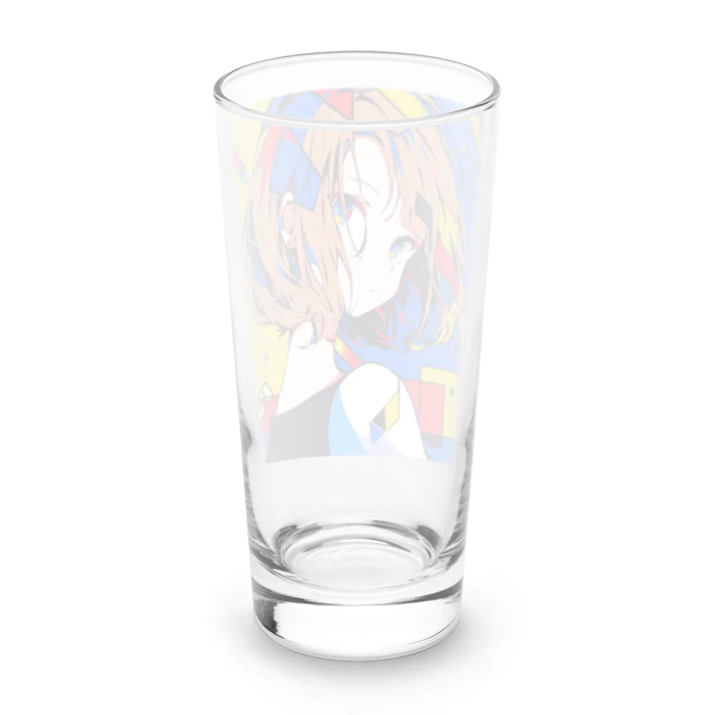 みっきりのお店の女性 3 【デ・ステイル】 Long Sized Water Glass :back