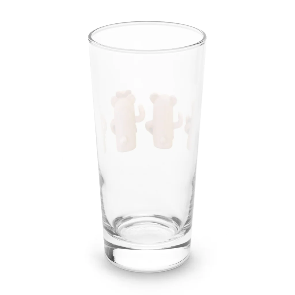 atelier_lapislazuliのくまはにわ4（うしろ） Long Sized Water Glass :back