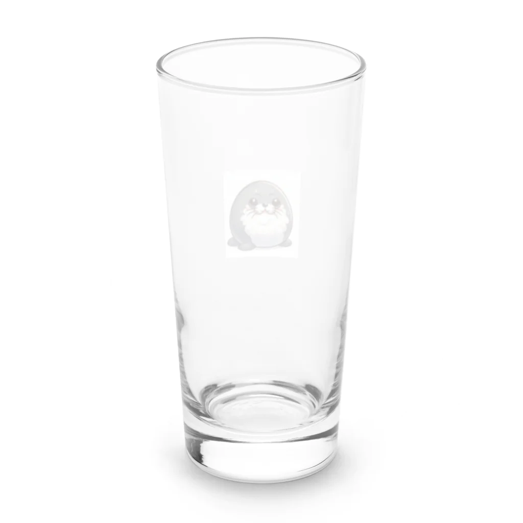 まんまるどうぶつ園のまん丸どうぶつえん アザラシ Long Sized Water Glass :back