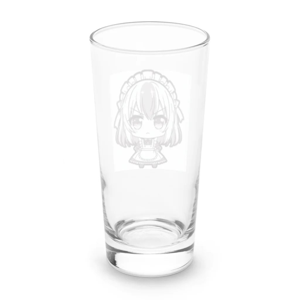 のかのかわいいメイドさん Long Sized Water Glass :back