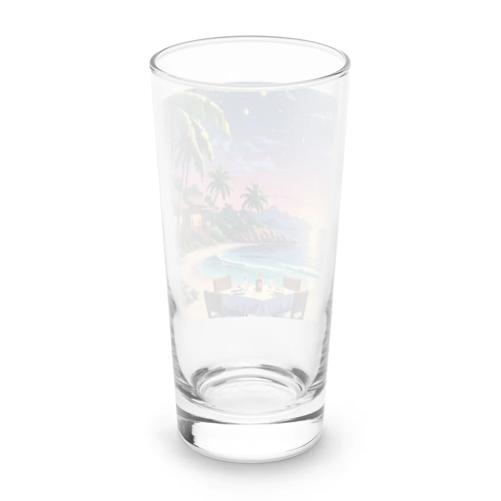 Paradise ExploreのMoonlit Palm Haven Long Sized Water Glass :back