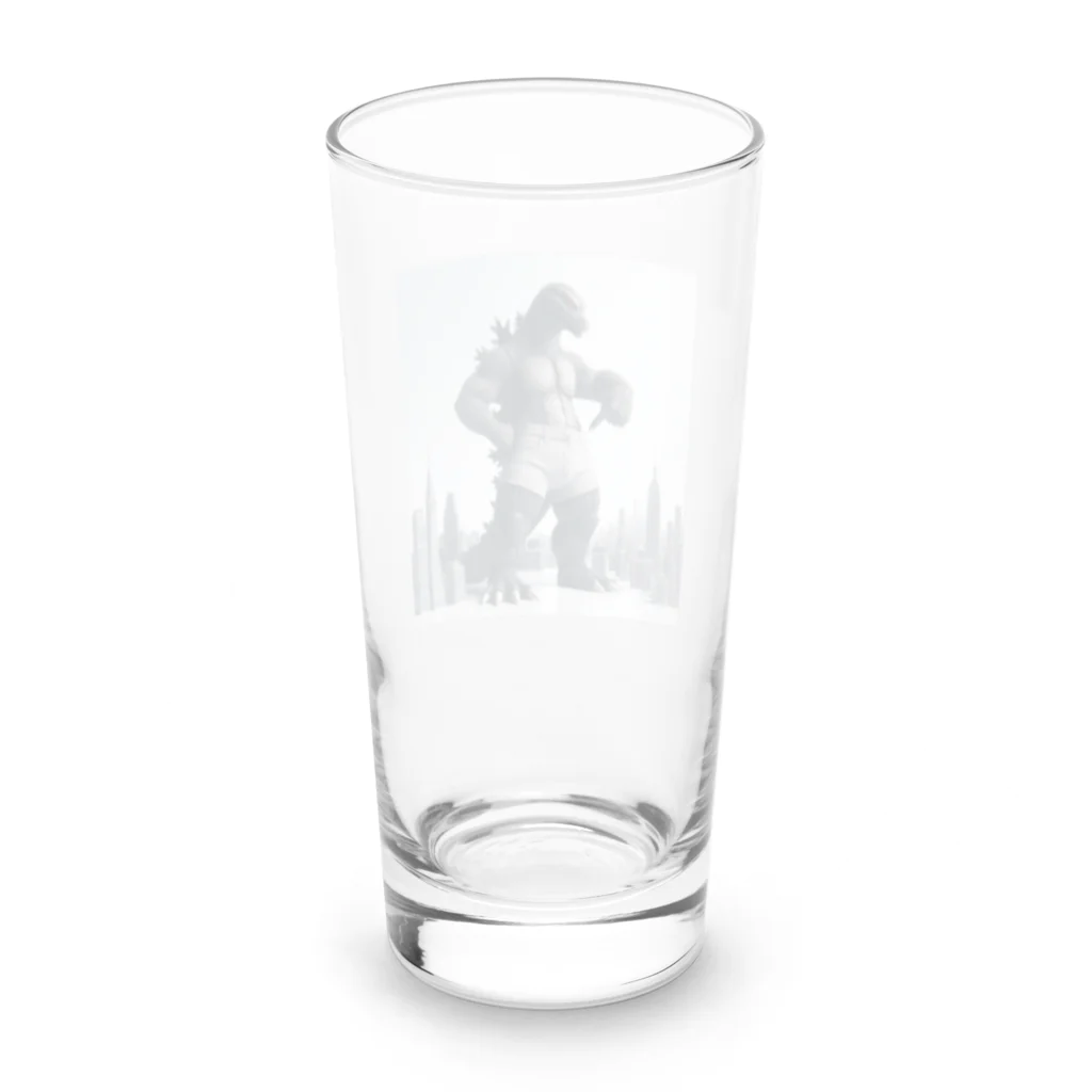 komi39のモンスターファッション　ゴジラ Long Sized Water Glass :back