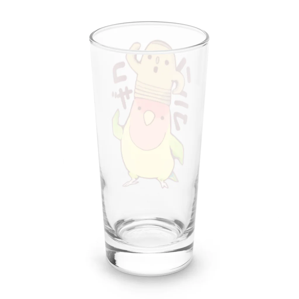 こざくらクラブのコンニチワ！ コザハニワ！！（タイガーチェリー） Long Sized Water Glass :back