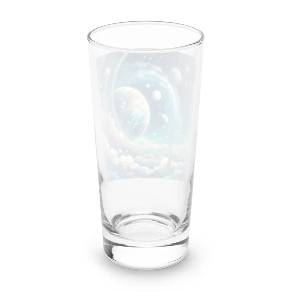 kinakomorinagaの壮大な宇宙空間 Long Sized Water Glass :back