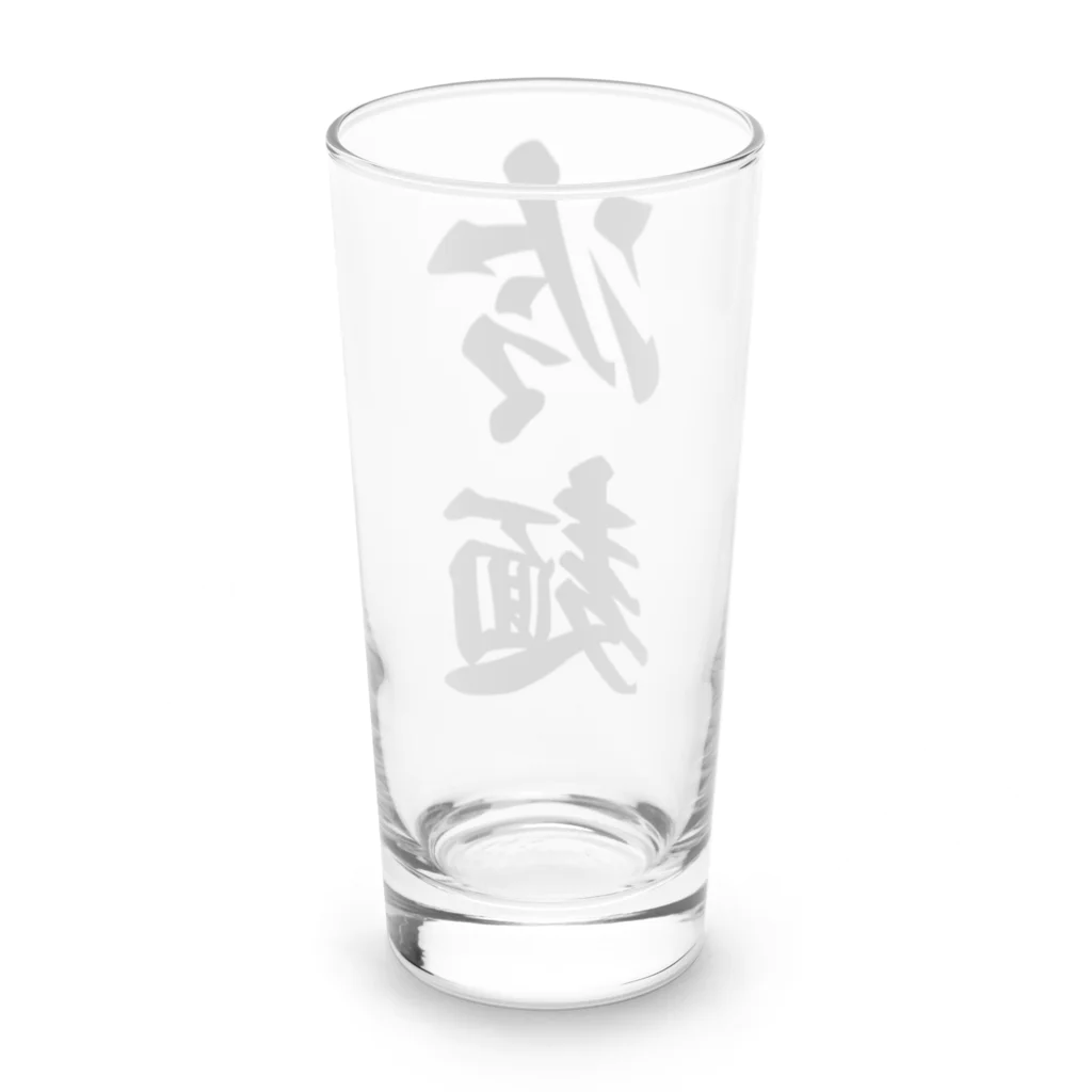 着る文字屋の冷麺 Long Sized Water Glass :back