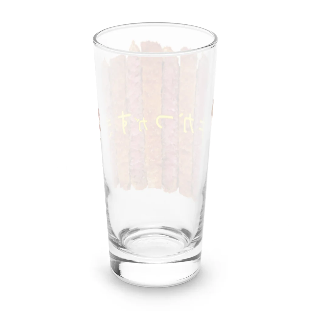 FunFanShopのジューシーな赤身がたまらない牛かつシリーズ Long Sized Water Glass :back