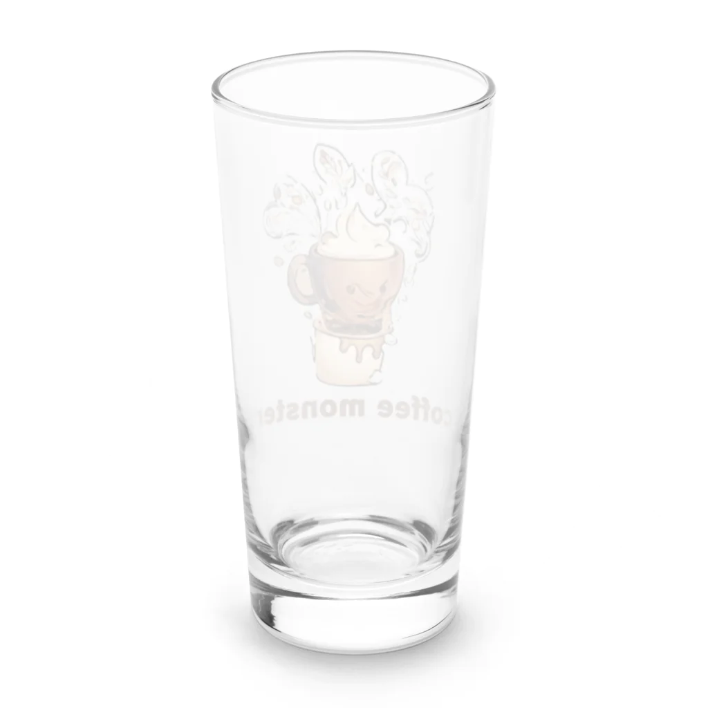 leisurely_lifeのCoffee Monster Java Long Sized Water Glass :back