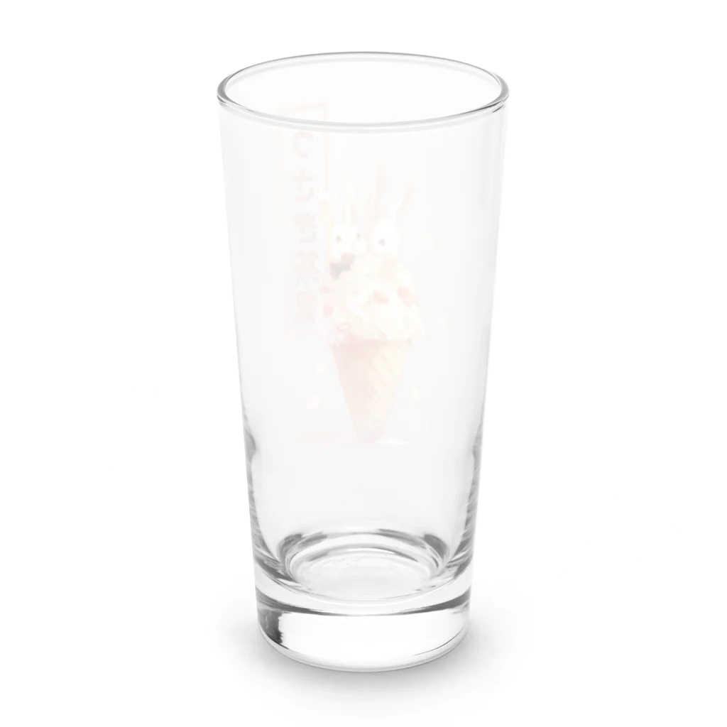 がーるずしょっぷのうさぎ茶屋あいす🐰 Long Sized Water Glass :back