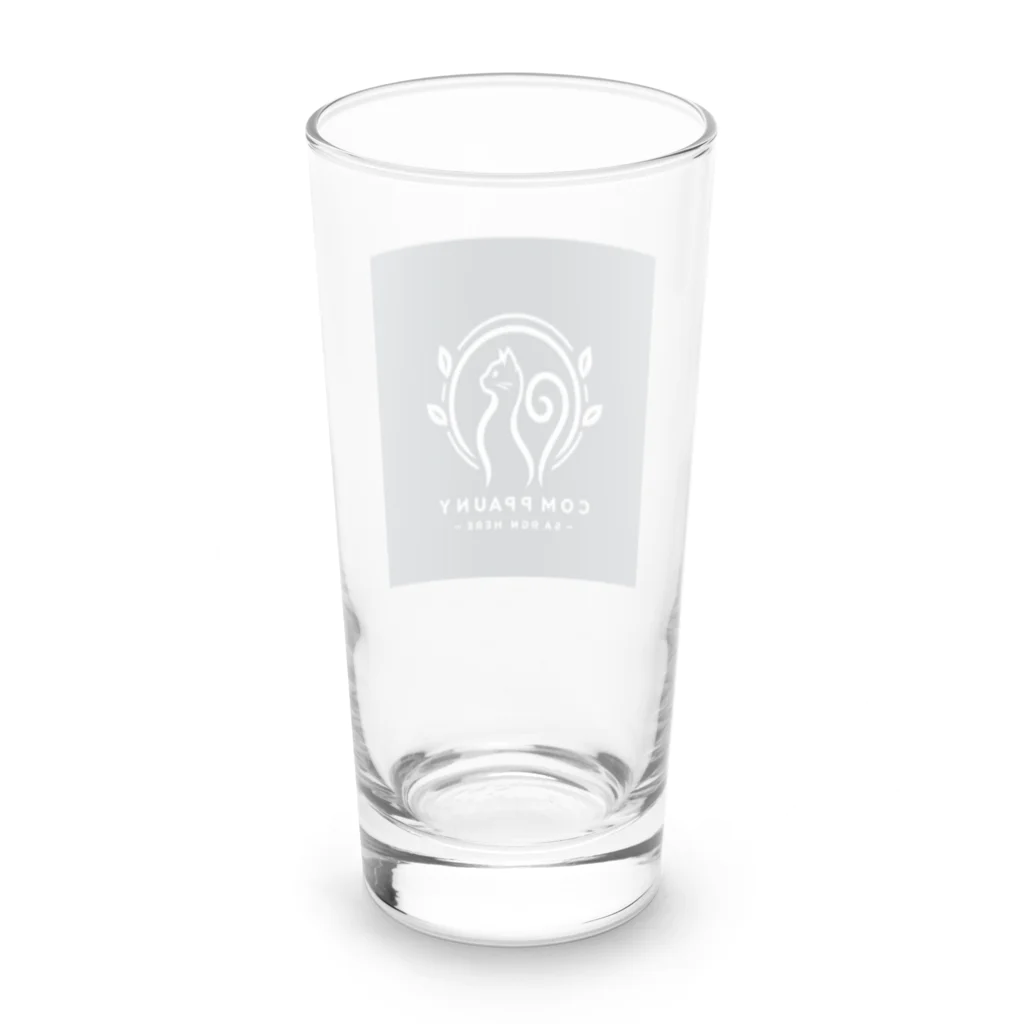 Qten369の幸運を招く猫β Long Sized Water Glass :back