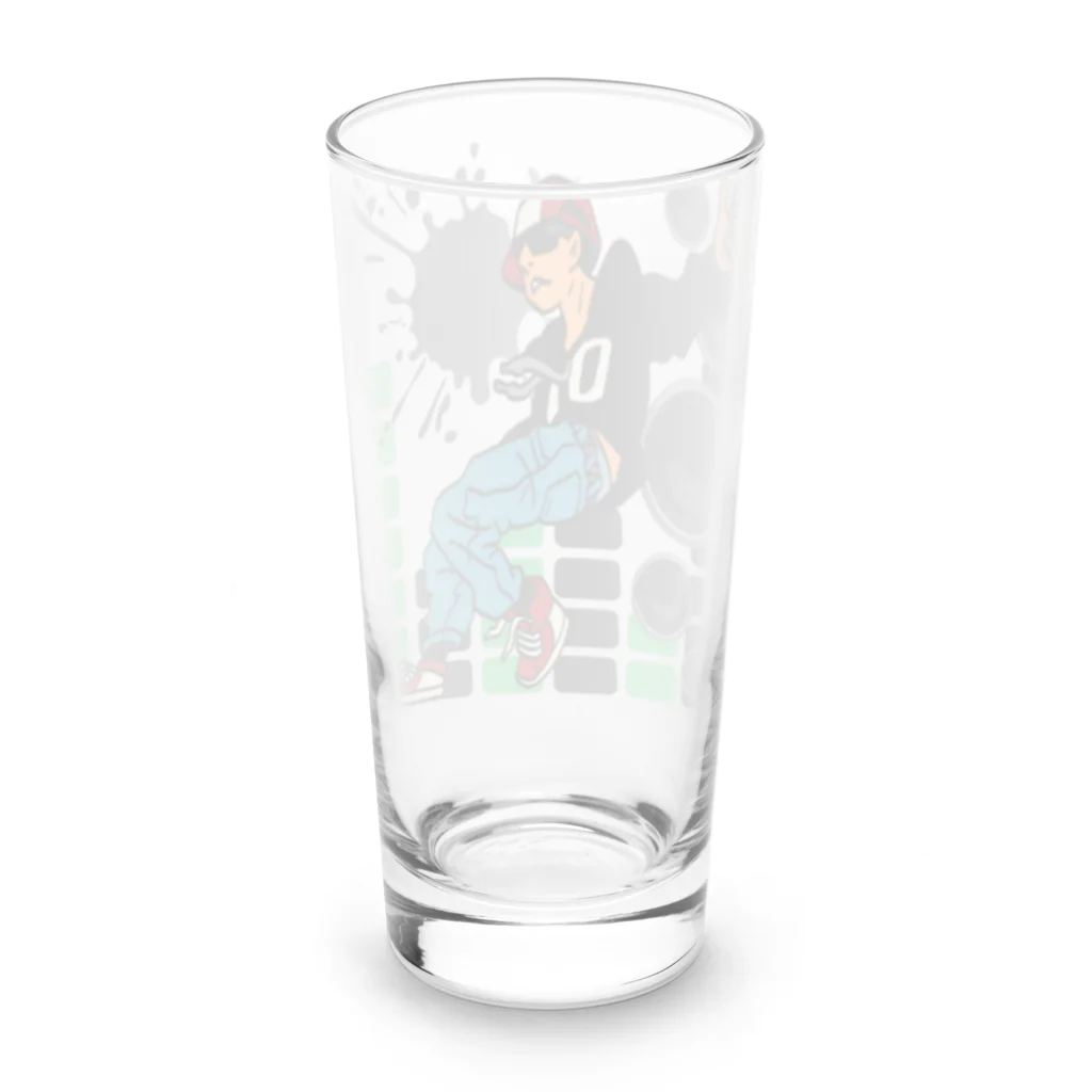 CHIBE86の「Street Dance Vibes」 Long Sized Water Glass :back