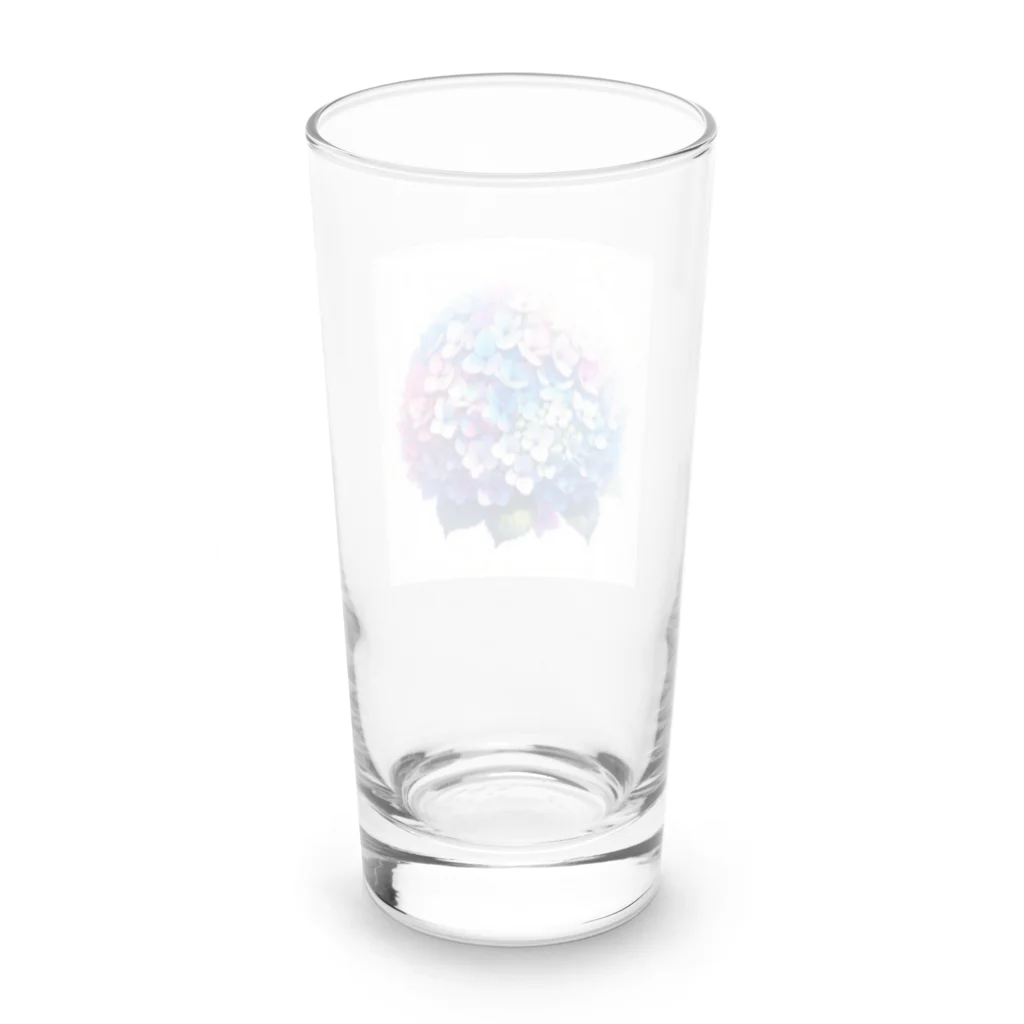 yamayamaのアジサイグッツ Long Sized Water Glass :back