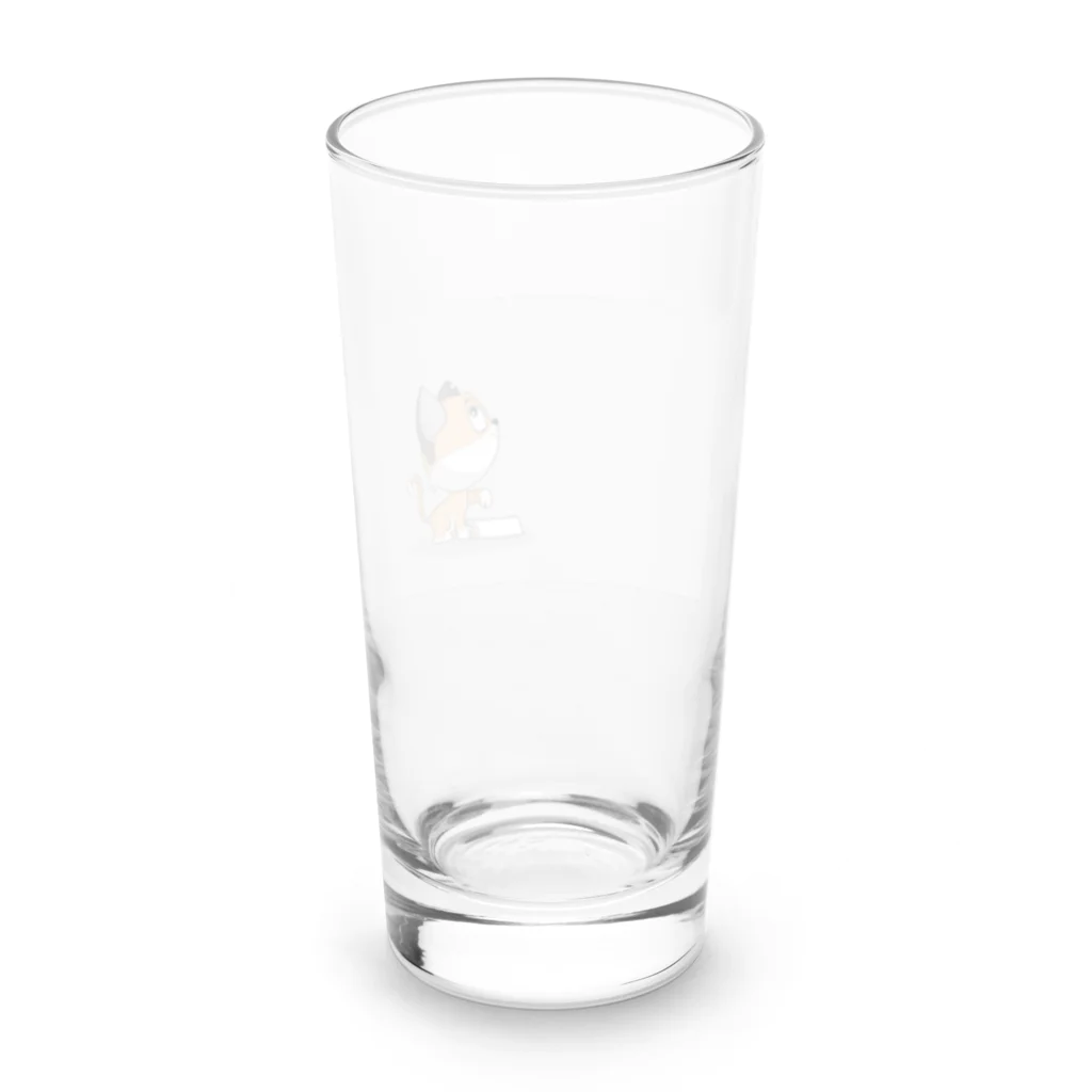 8kn356231の猫 Long Sized Water Glass :back