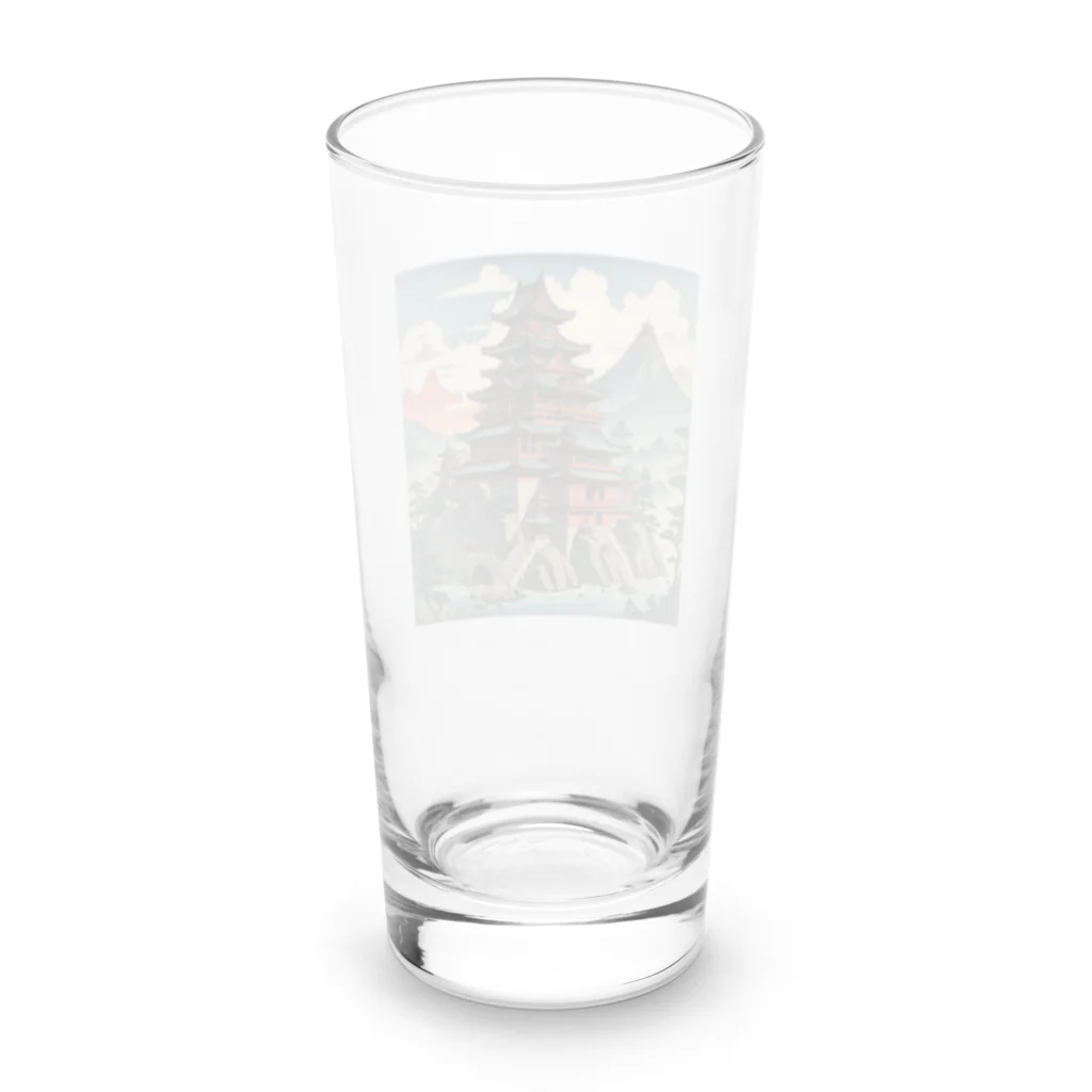 Kaz_Alter777の日本最初の魔王城 Long Sized Water Glass :back