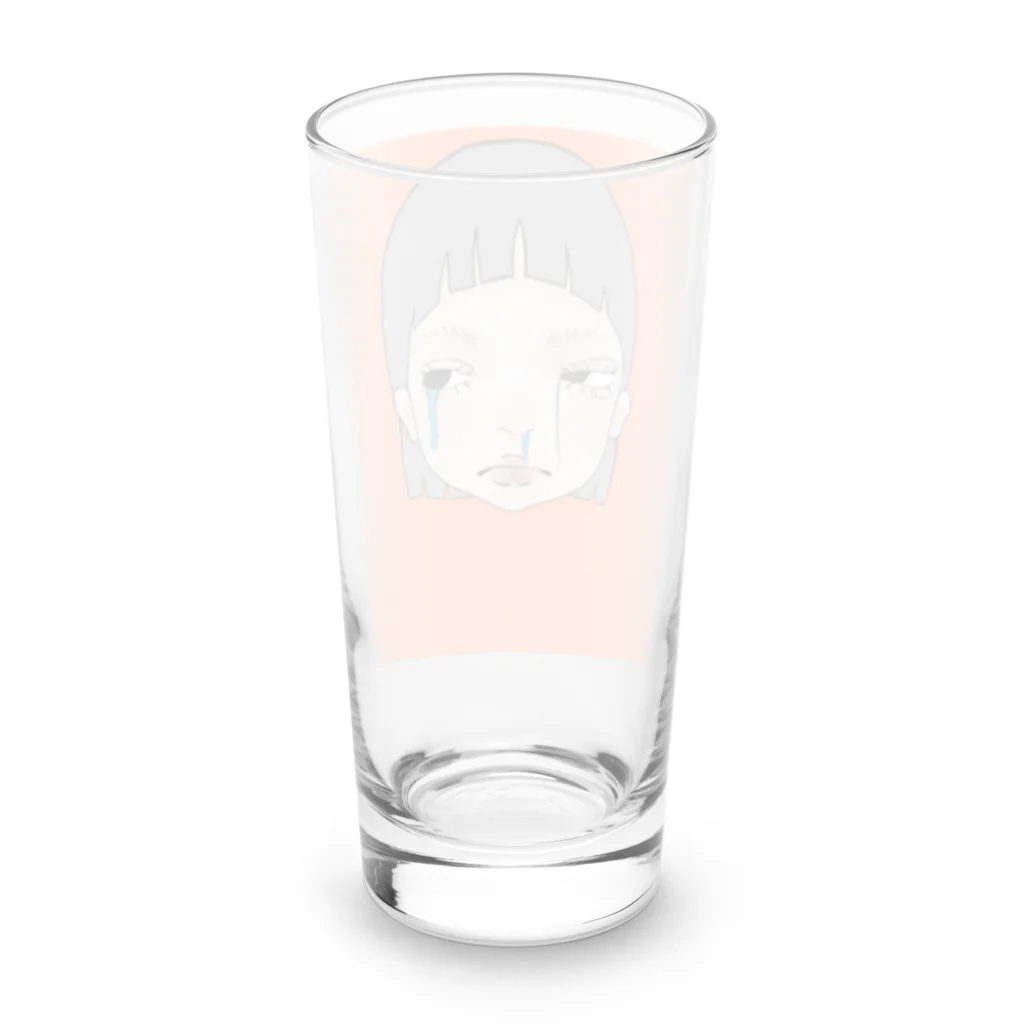 こけしの泣きっ面 Long Sized Water Glass :back