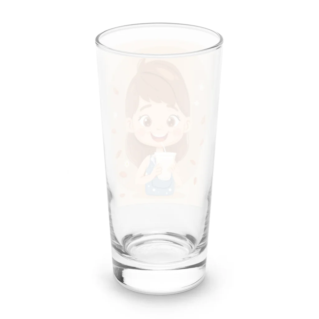 SSparrowのアーモンドミルク Long Sized Water Glass :back