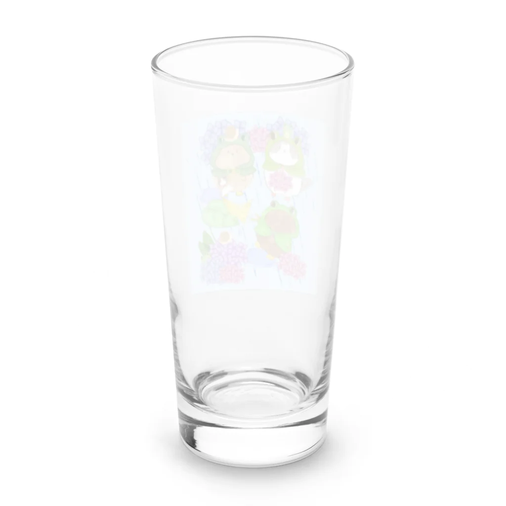 せとのお店屋さんの6月　土砂降りの日 Long Sized Water Glass :back