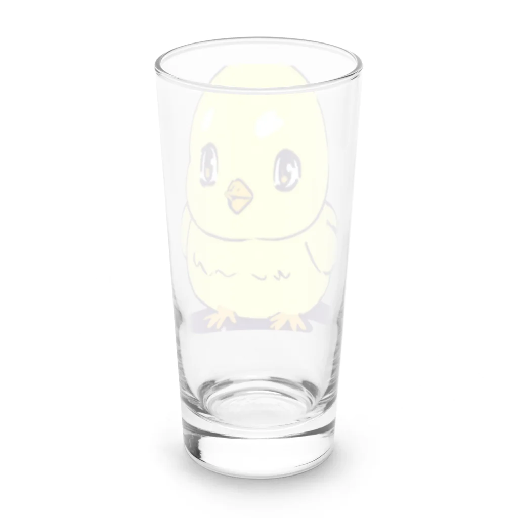 G-EICHISの可愛いひよこの挨拶 Long Sized Water Glass :back