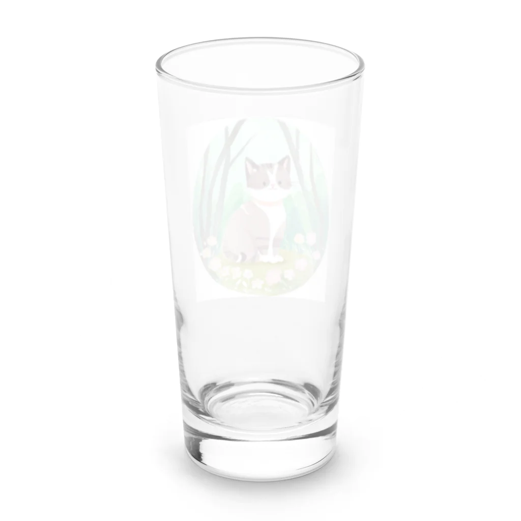 TMRの水彩猫 Long Sized Water Glass :back