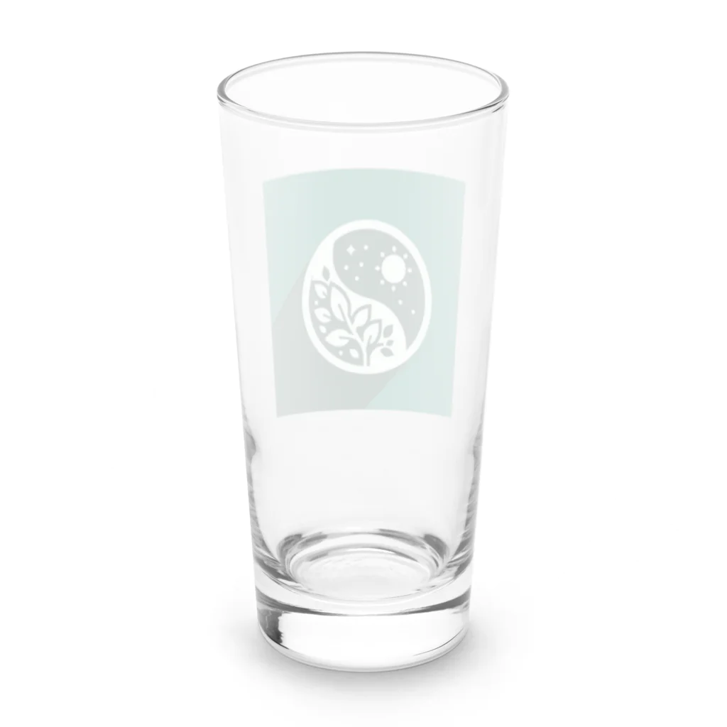 Qten369の地球を守ろう Long Sized Water Glass :back