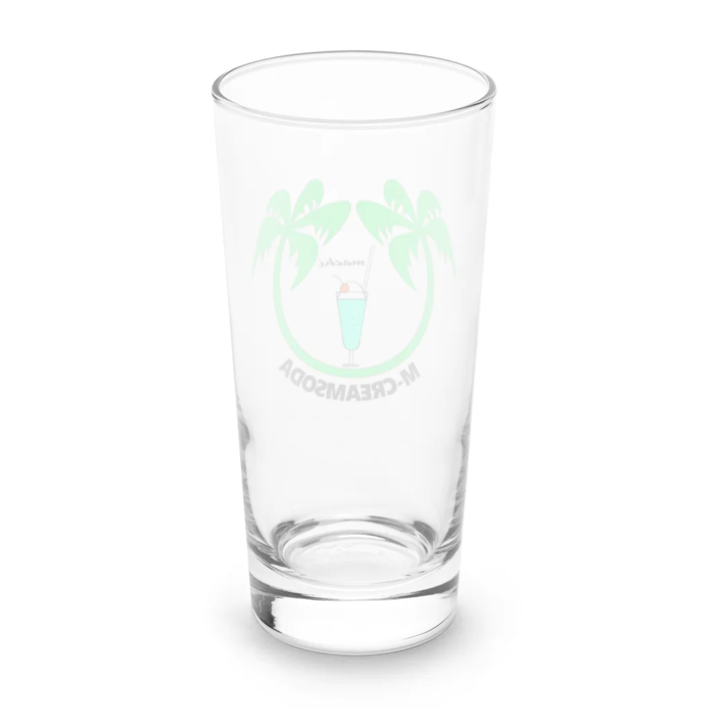 M-CREAMSODAのtropicalヤシ カラー Long Sized Water Glass :back