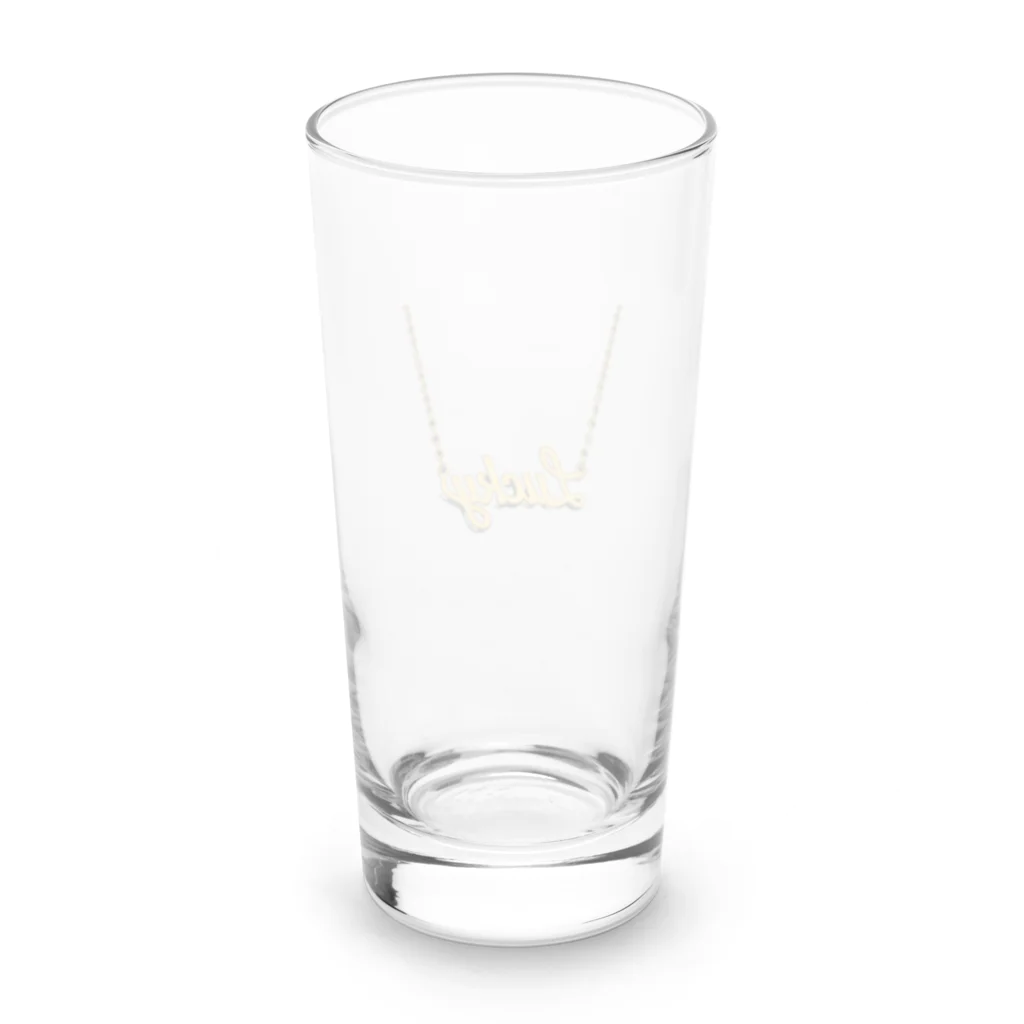 Mi-3のラッキー Long Sized Water Glass :back