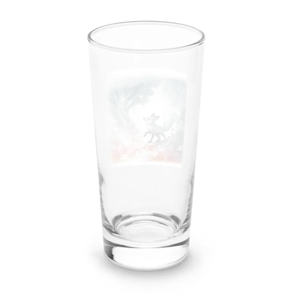 R Uの狐の冒険：魔法の森 Long Sized Water Glass :back