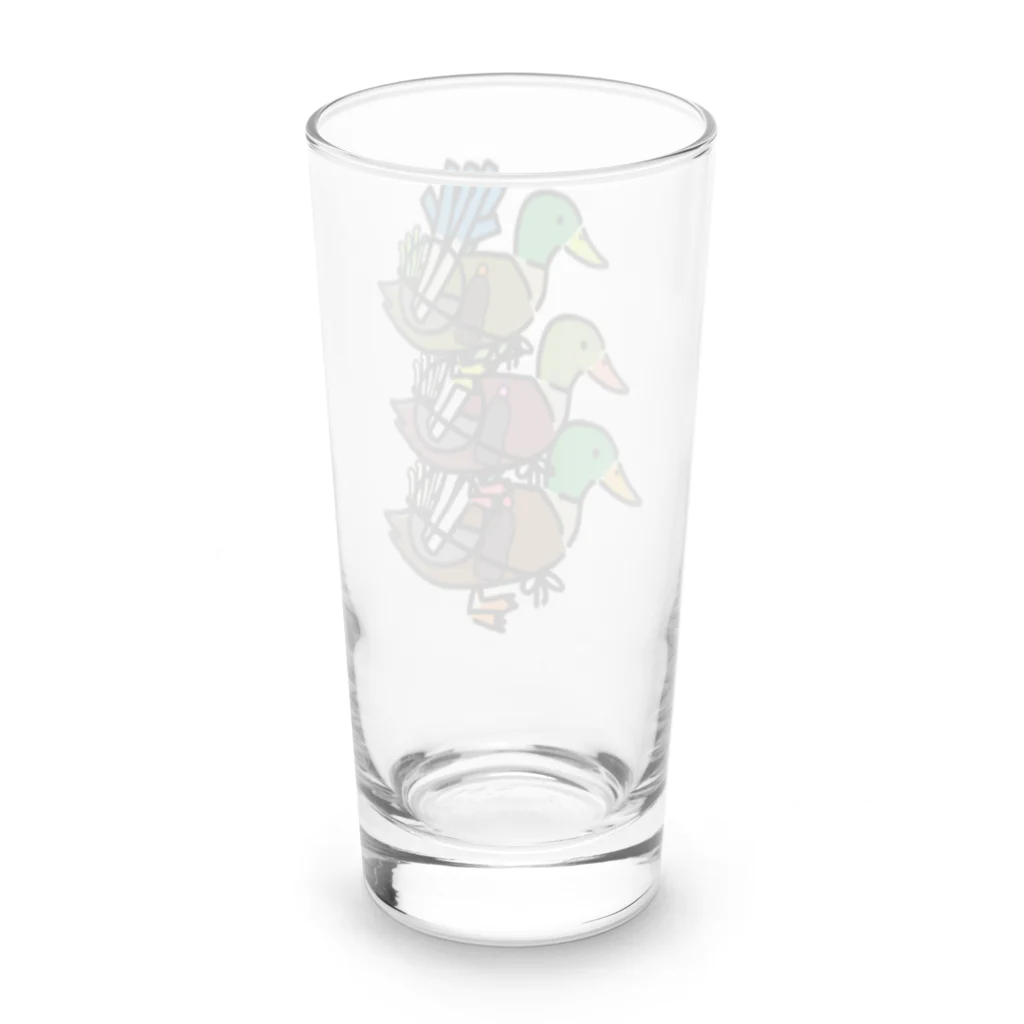 chicodeza by suzuriのカモネギタワー Long Sized Water Glass :back