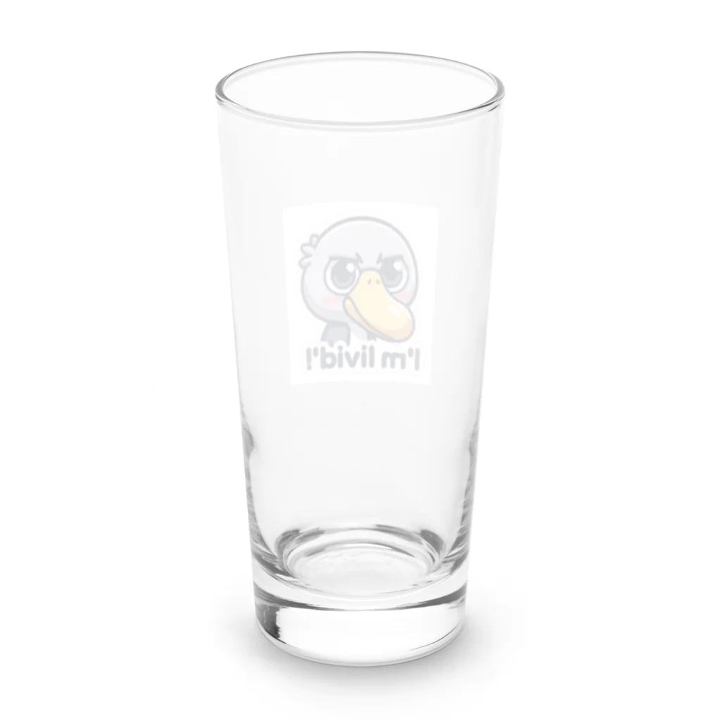 レアビースト・ブティックの激おこハシビロコウその② Long Sized Water Glass :back