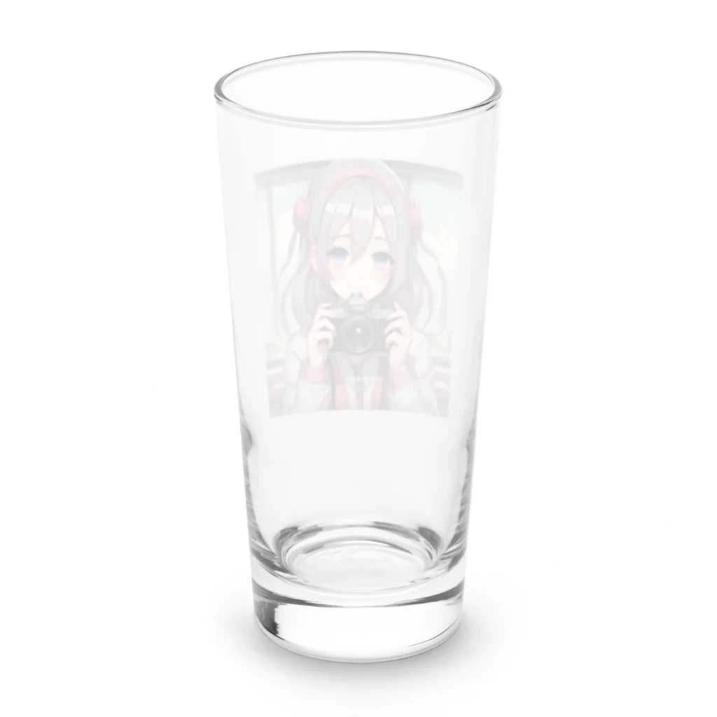 Happy_Sunny_Daysのカメラ女子 Long Sized Water Glass :back