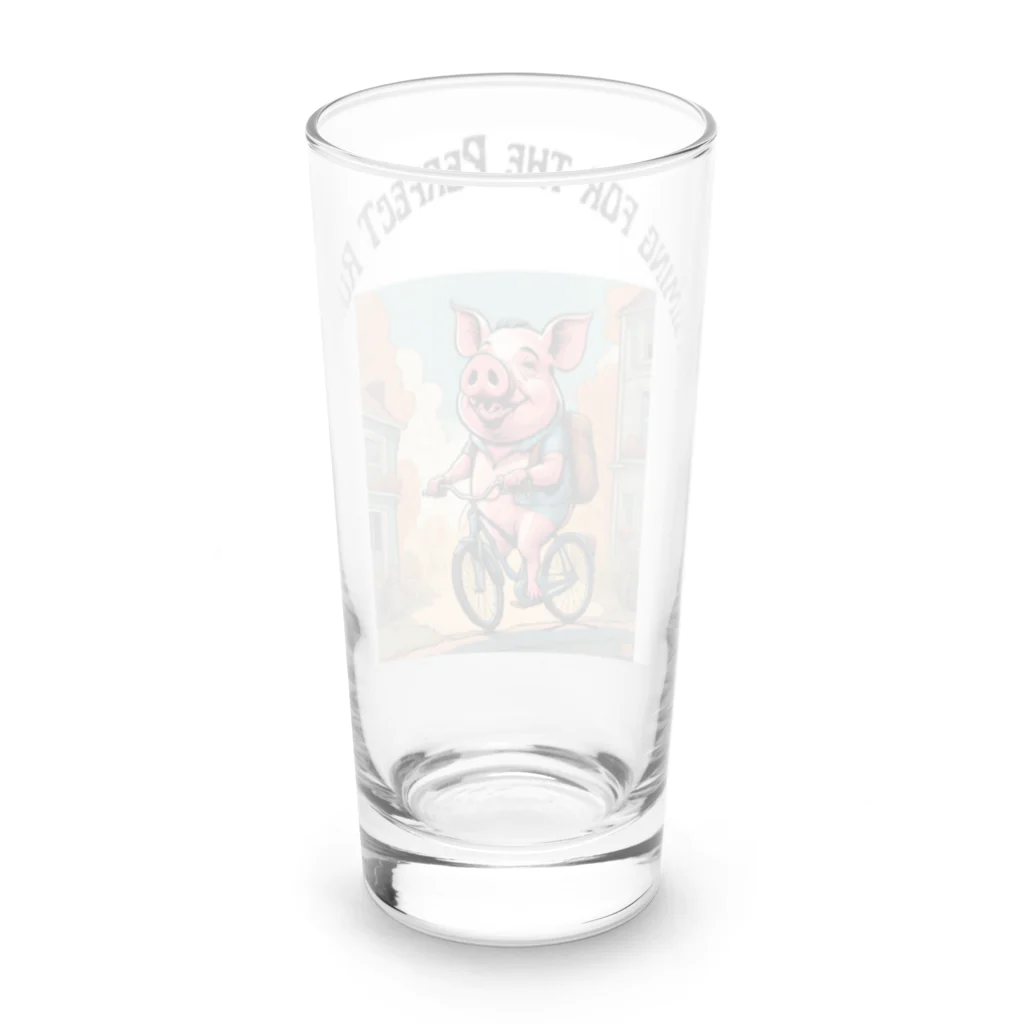 ｙ１８ｓin２７の豚と自転車 ロンググラス反対面
